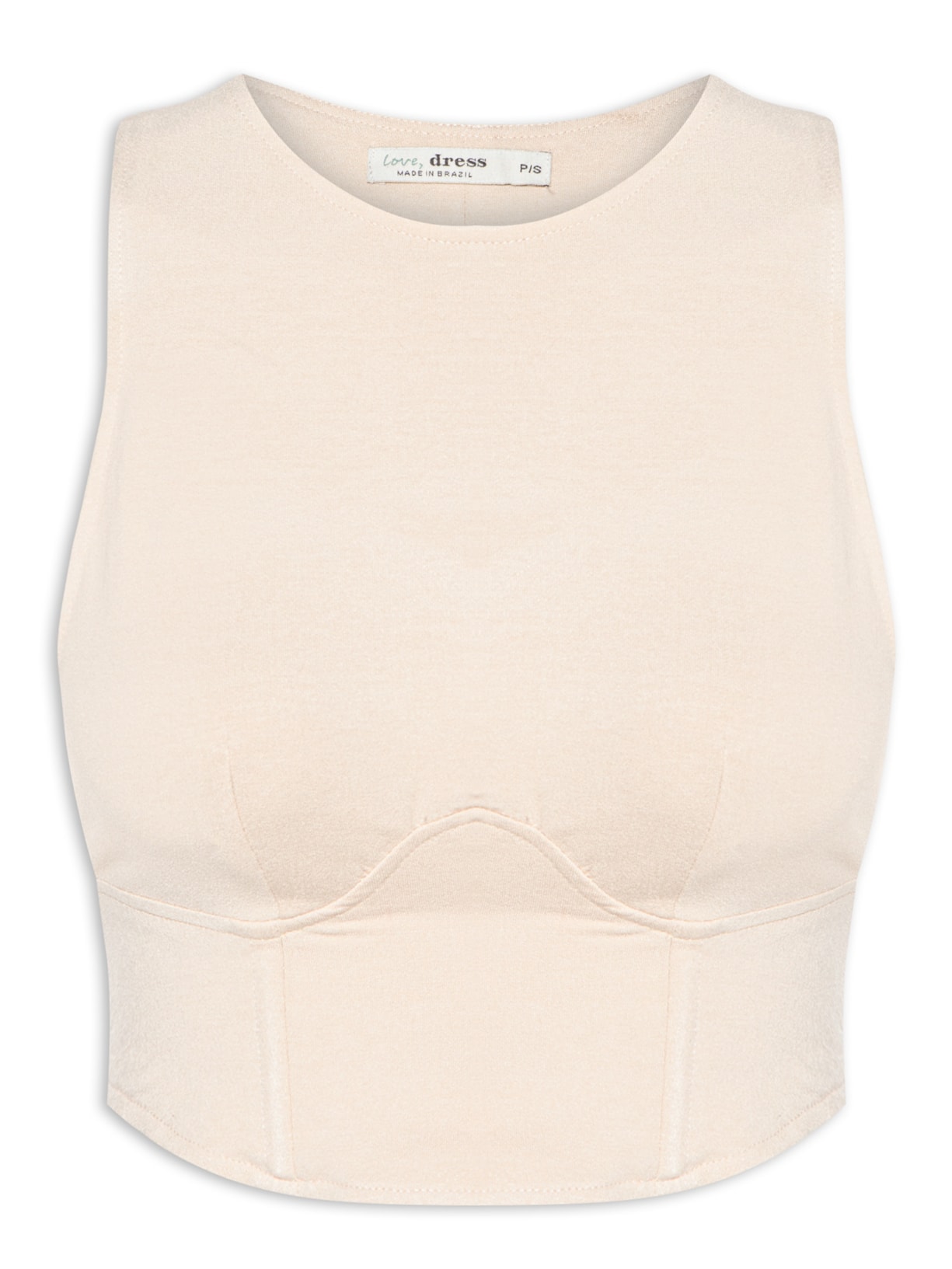 Blusa Feminina Corselet - Bege