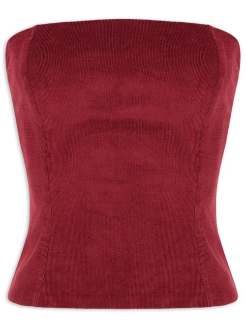 Blusa Feminina Corselet Kate - Vermelho