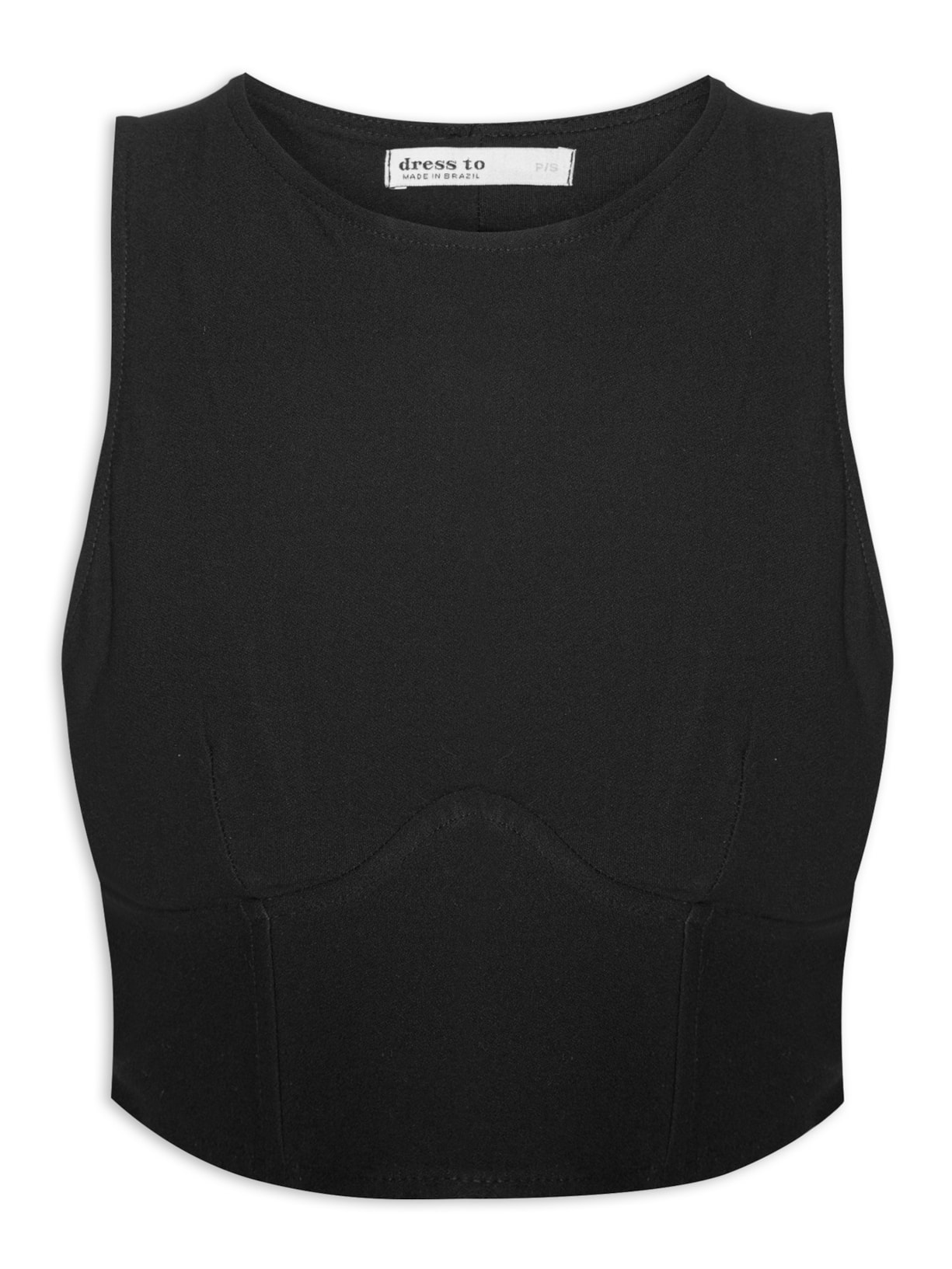 Blusa Feminina Corselet - Preto