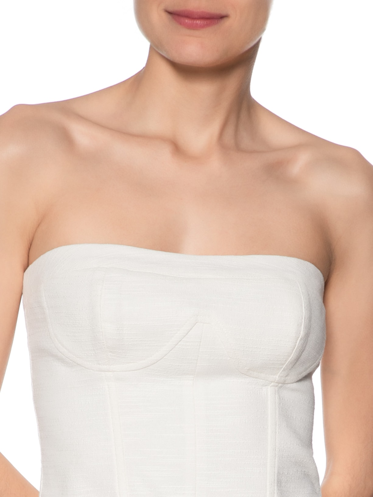 Blusa Feminina Corset Atoalhada Branco Animale Jeans