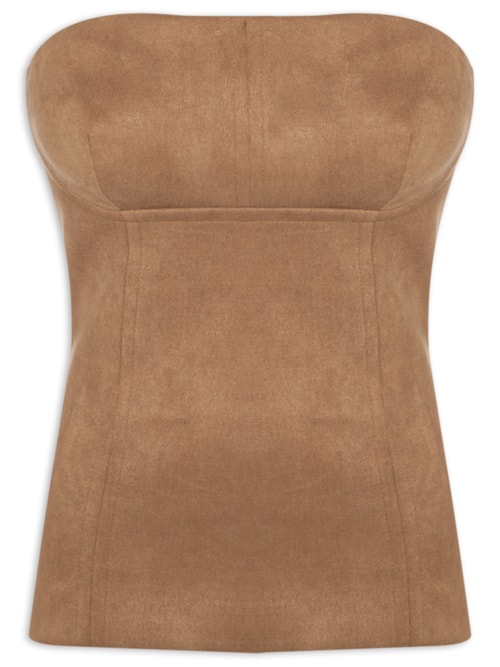 Blusa Feminina Corset Denise - Marrom