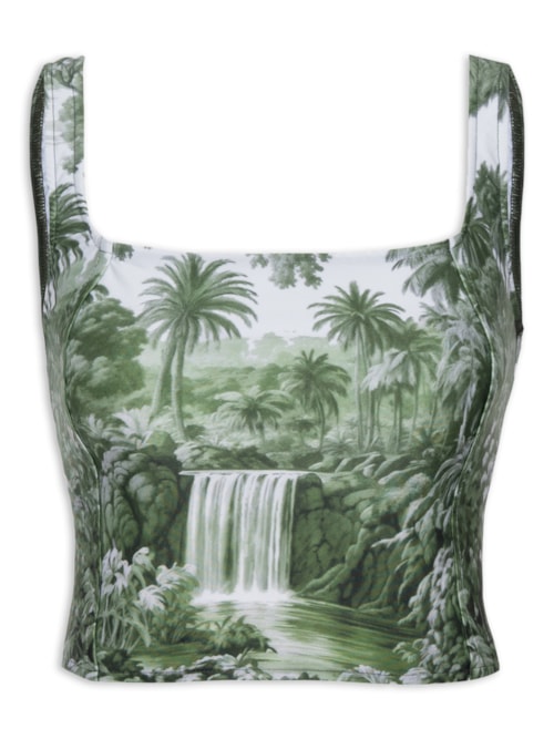 Blusa Feminina Corset Iris - Verde