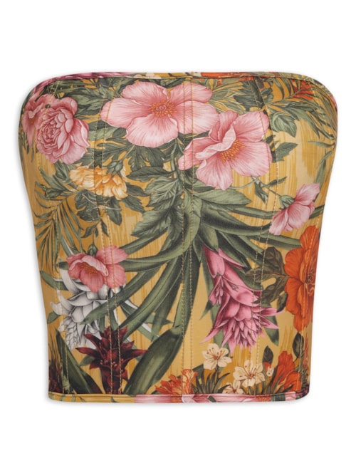Blusa Feminina Corset Luisa - Amarelo