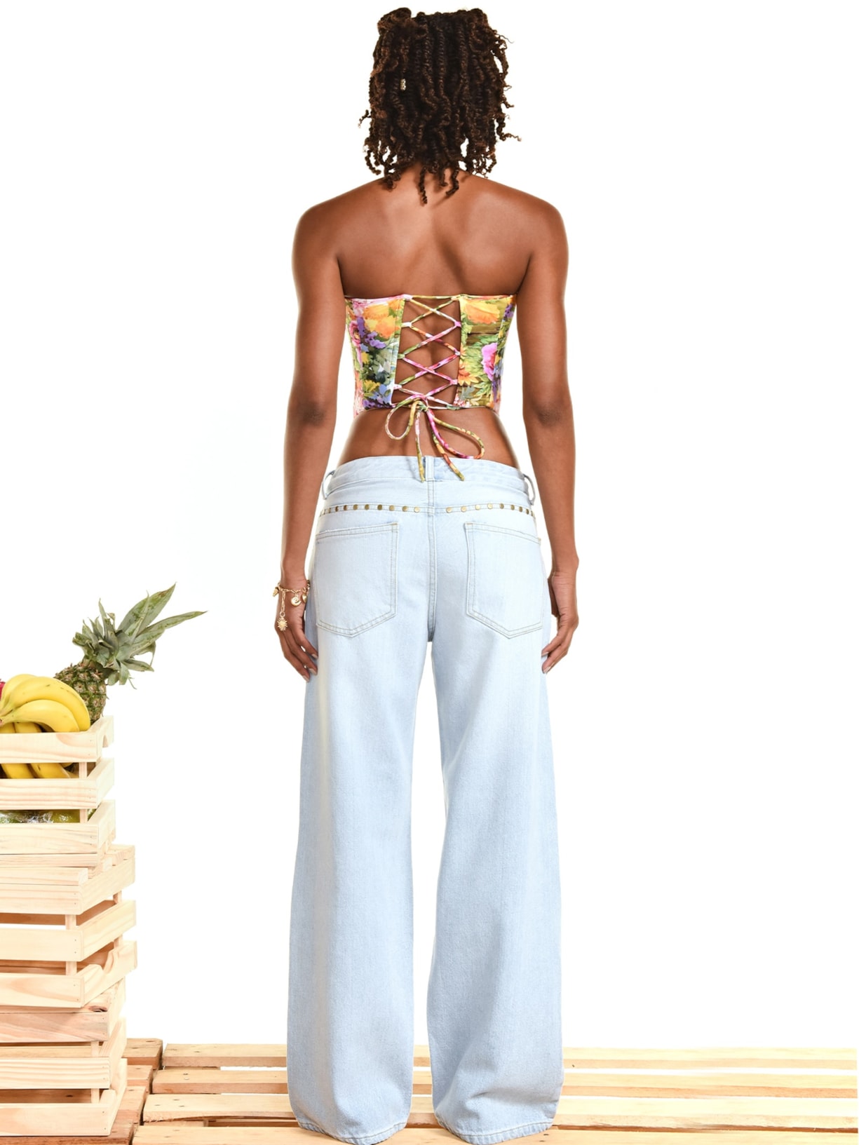 Blusa Feminina Corset Luisa Amarelo Triya