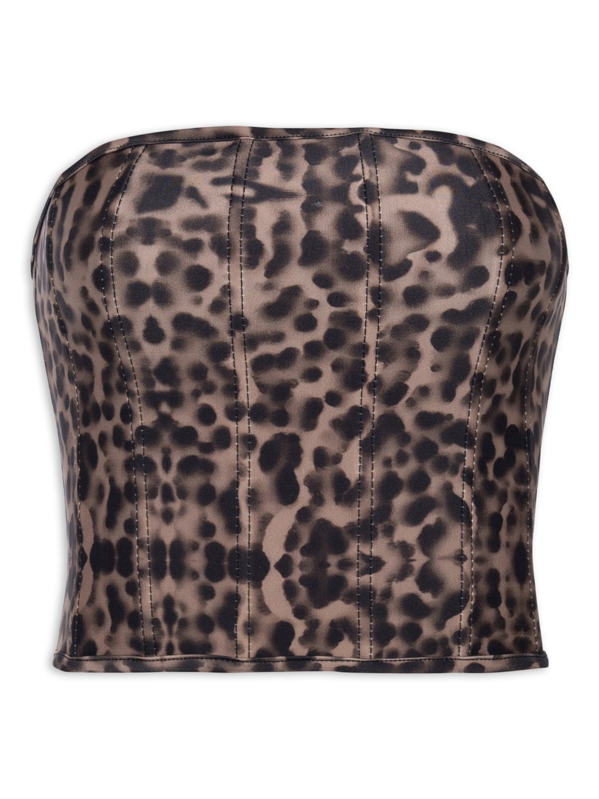 Blusa Feminina Corset Luisa Animal Print Triya