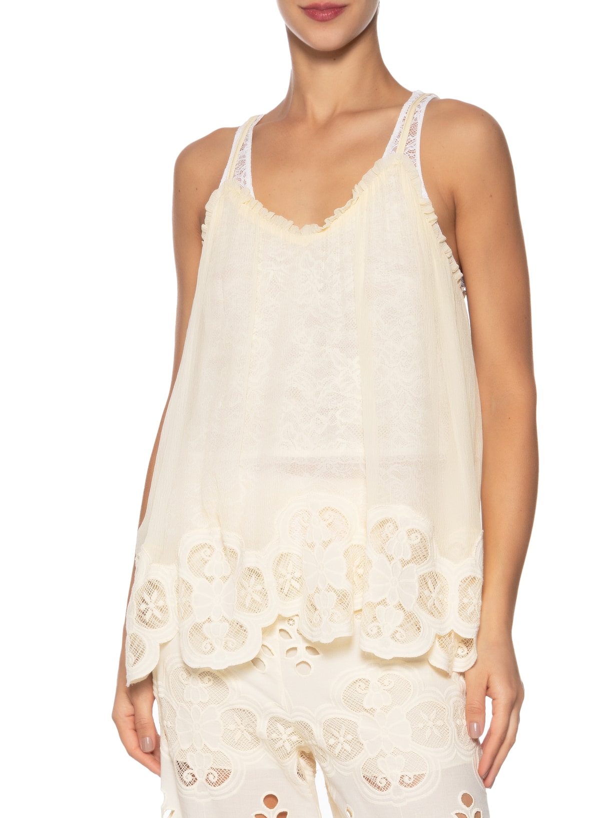 Blusa Feminina Cotton Trevo Tabata Amarelo Nk