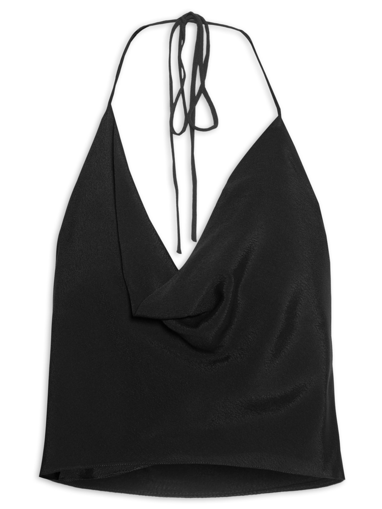 Blusa Feminina Crepe Decotada - Preto