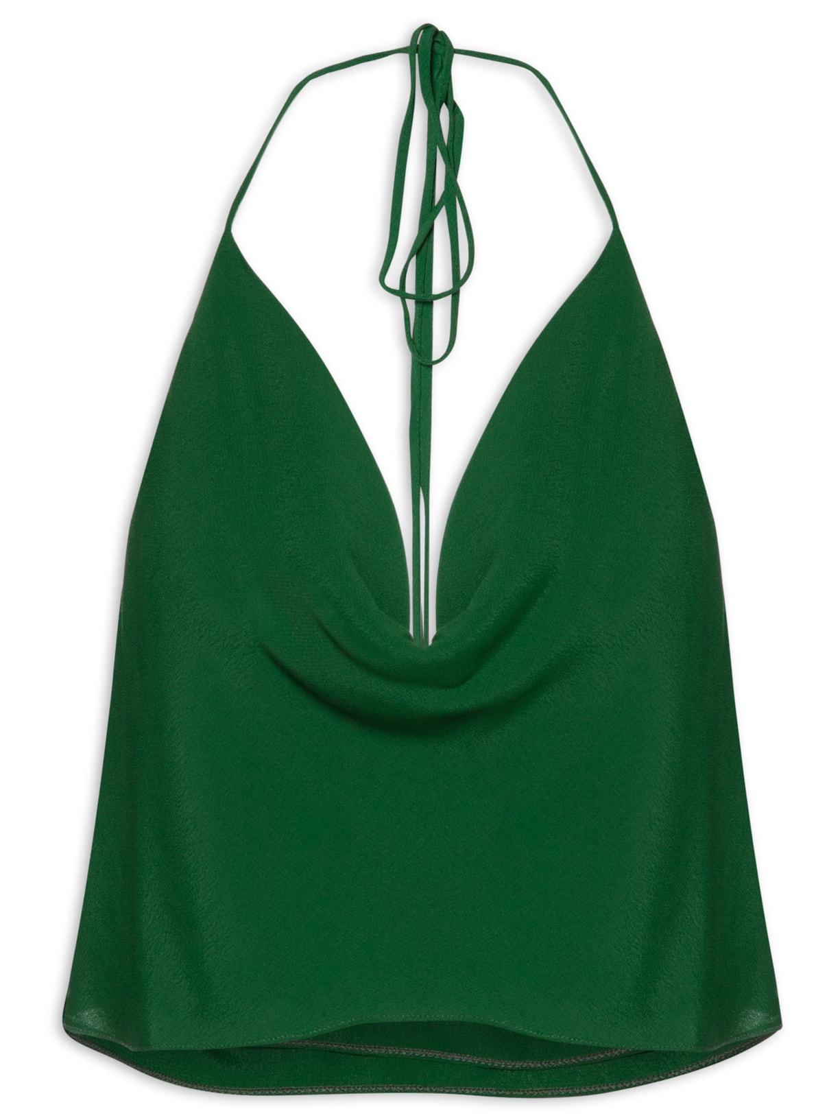 Blusa Feminina Crepe Decotada - Verde