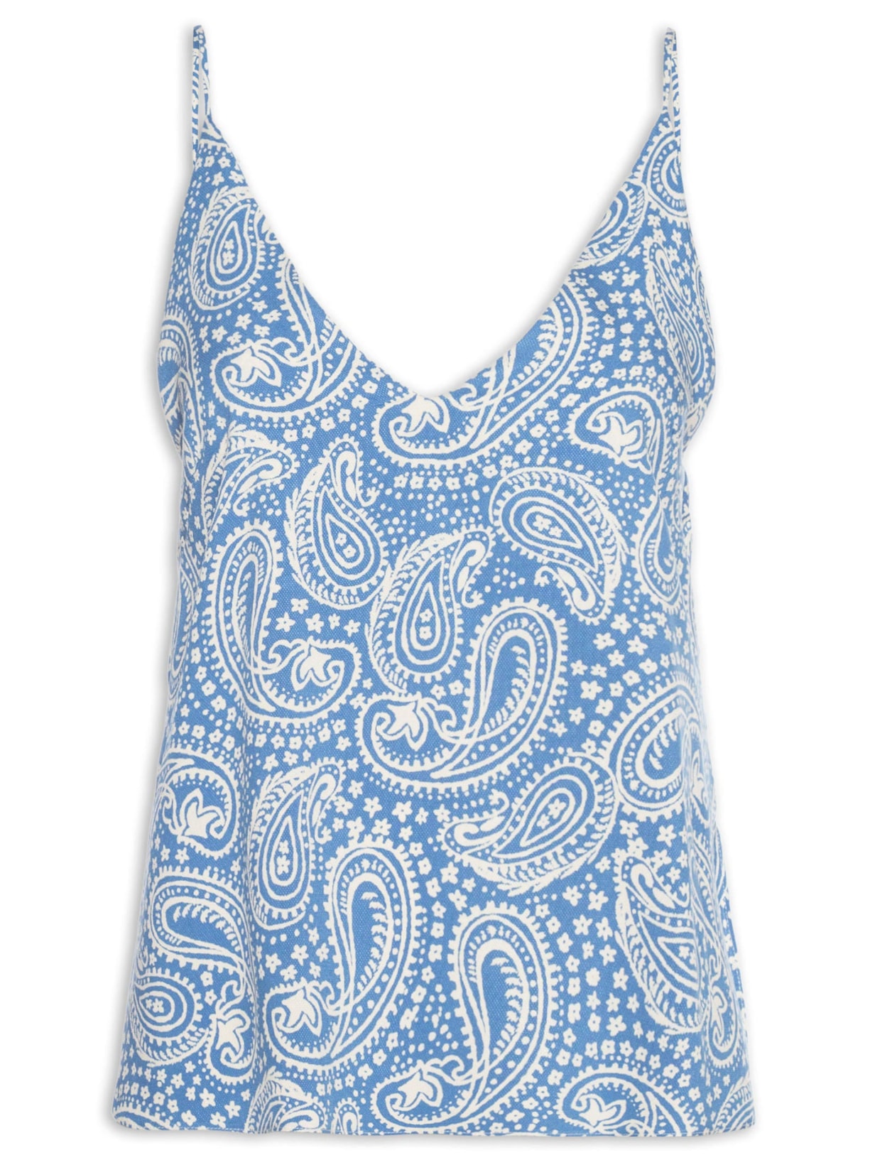 Blusa Feminina Crepe Estampa Céu Sereno Azul Dress To