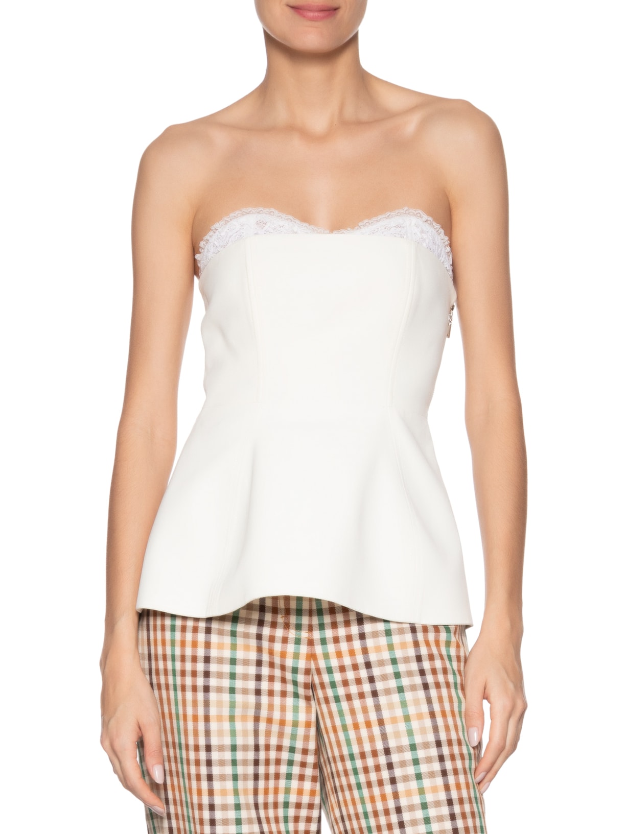 Blusa Feminina Crepe Lace Lara Nko Branco Nk