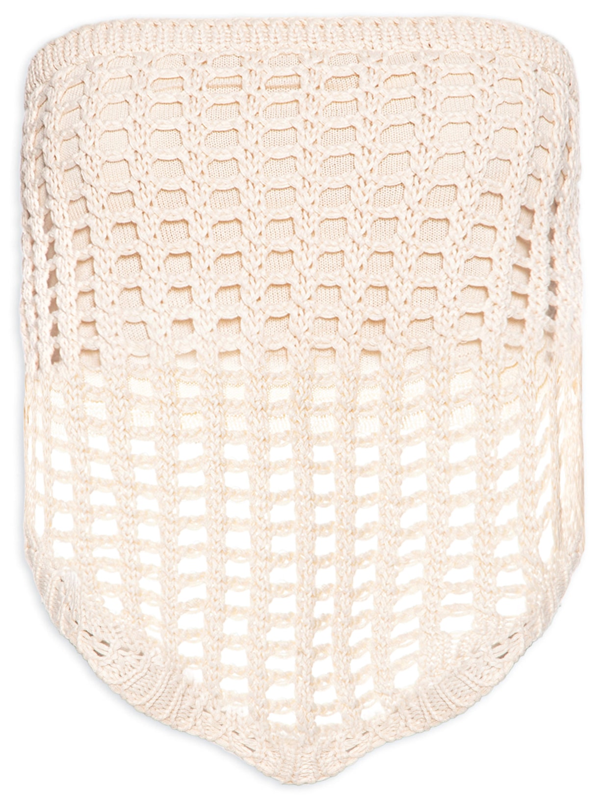 Blusa Feminina Crochet Lenço - Bege
