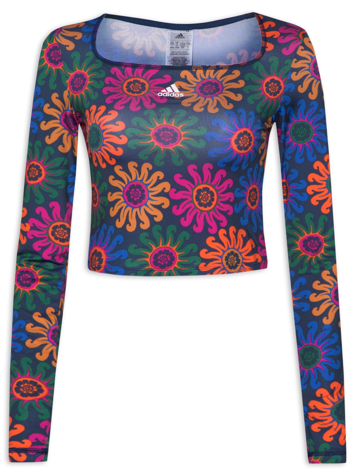 Blusa Feminina Cropped - Azul