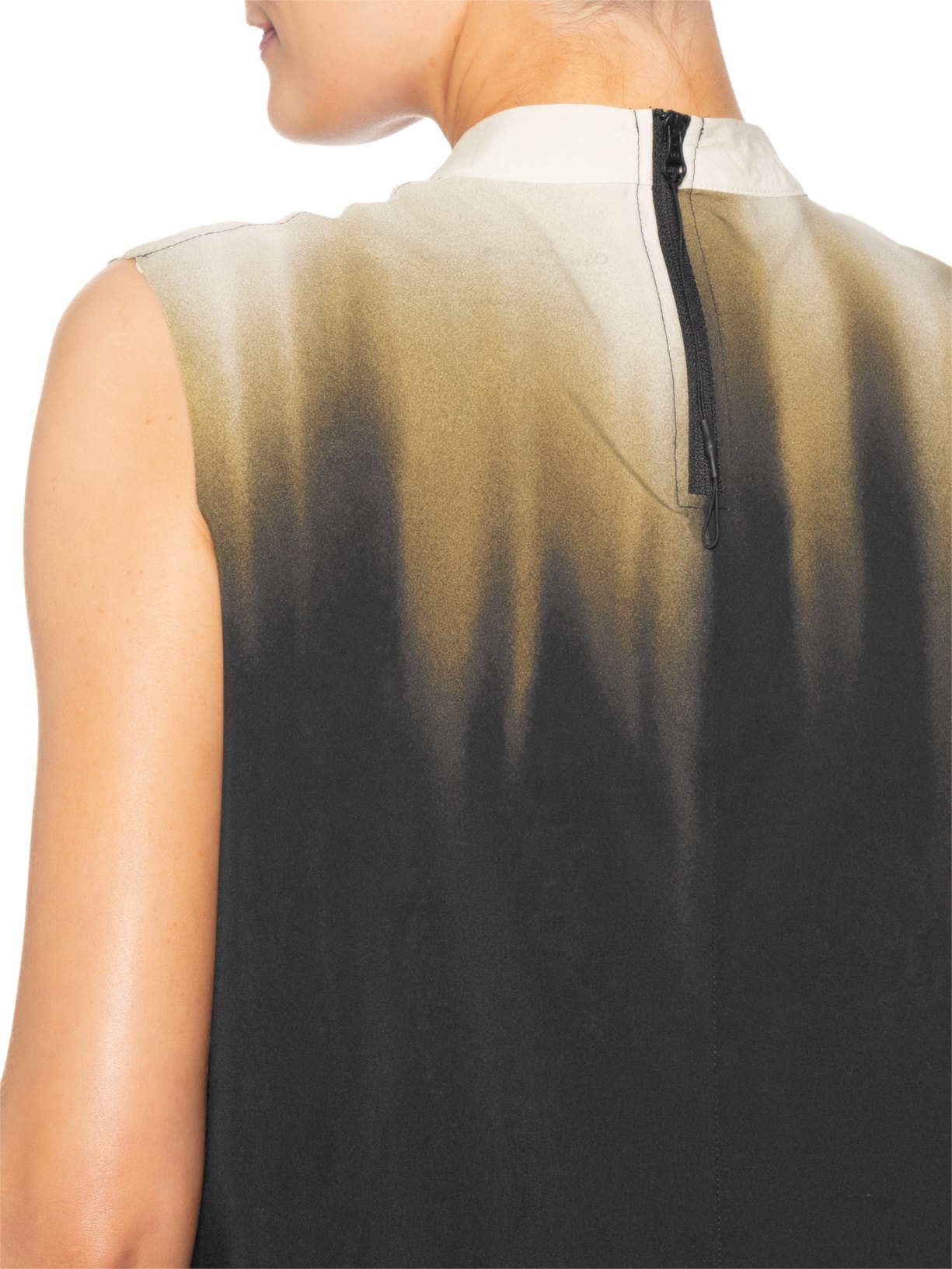 Blusa Feminina Cropped Blurred Superlight Preto Osklen