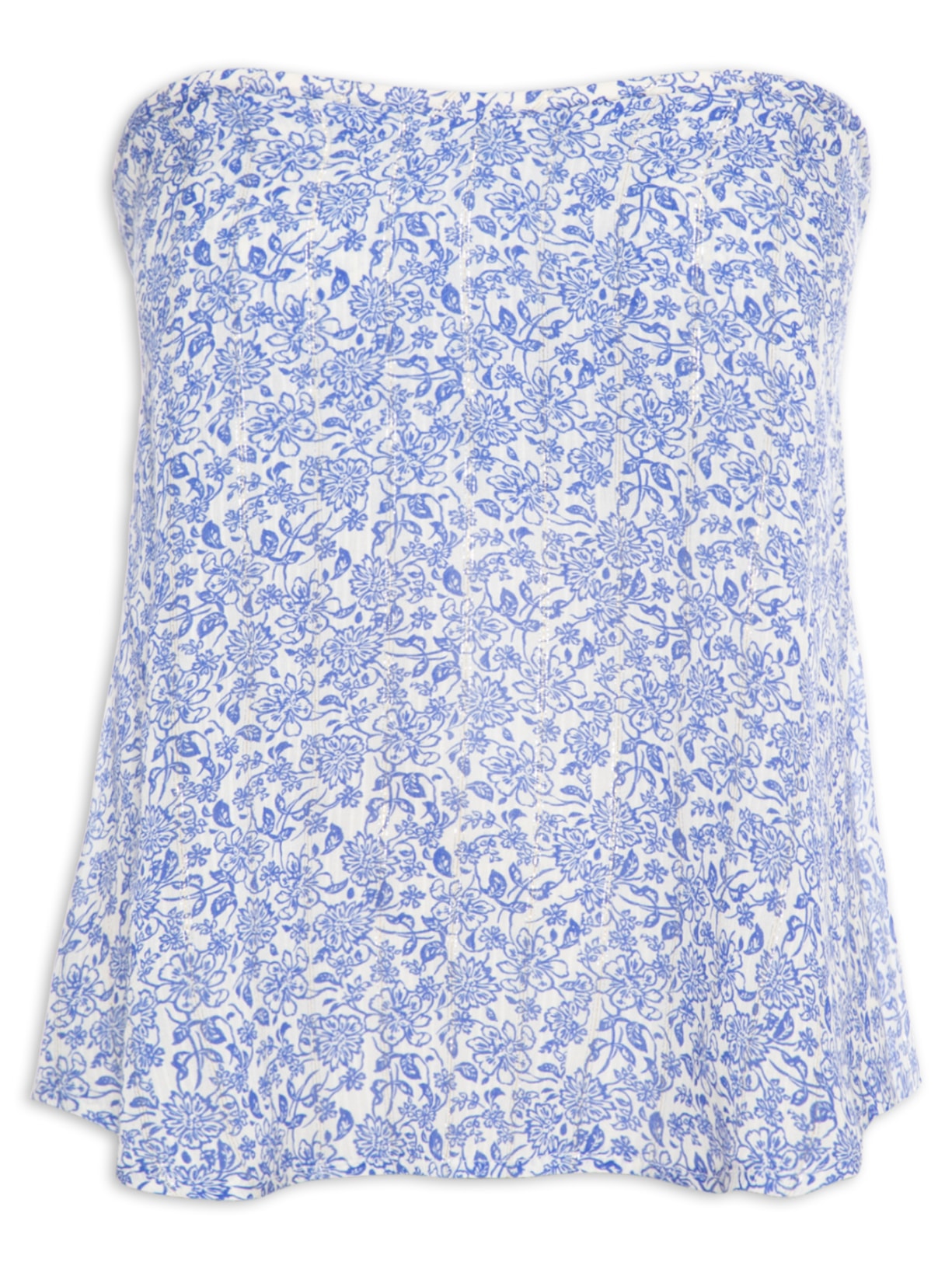 Blusa Feminina Cropped Estampa St. Tropez - Azul