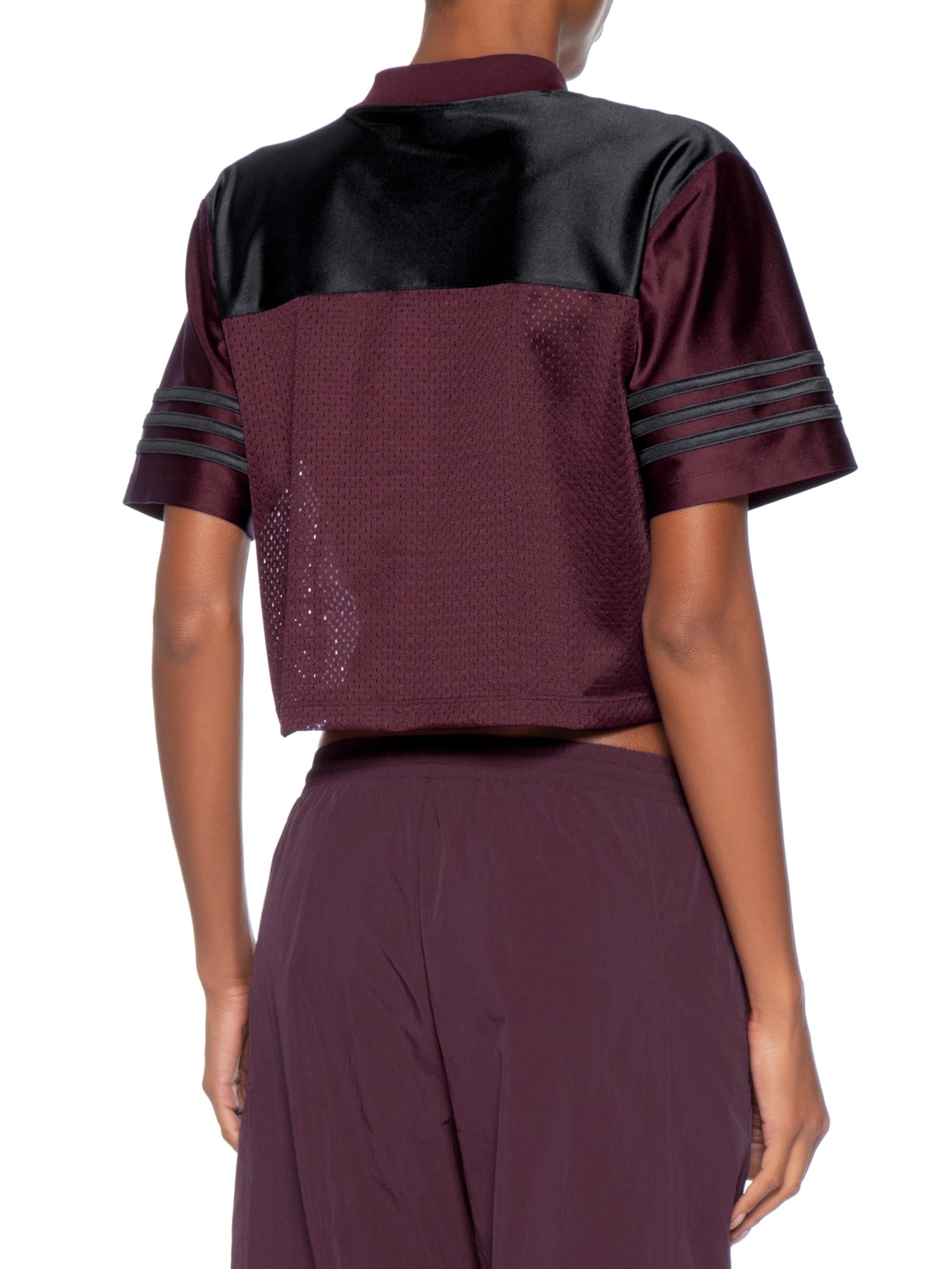 Blusa Feminina Cropped Jersey Adicolor Vermelho Adidas Originals