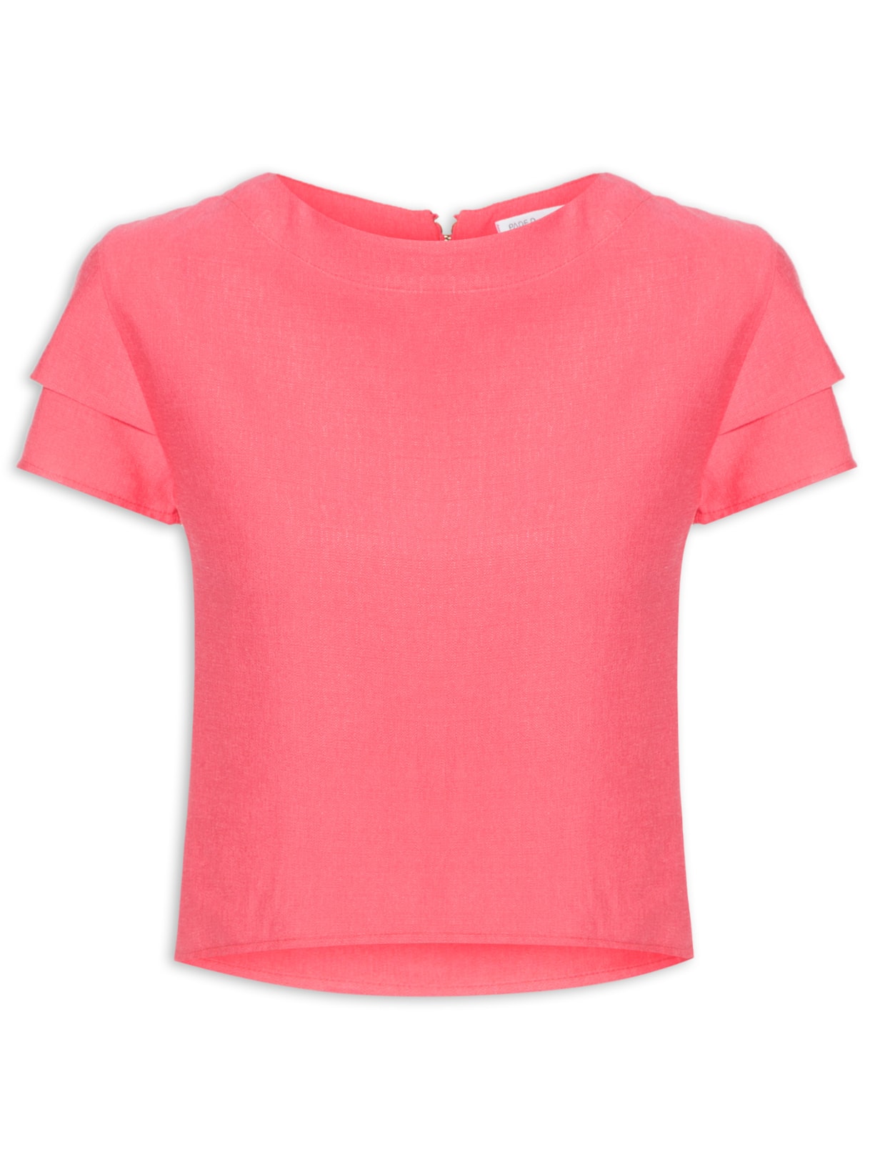 Blusa Feminina Cropped Manu - Rosa