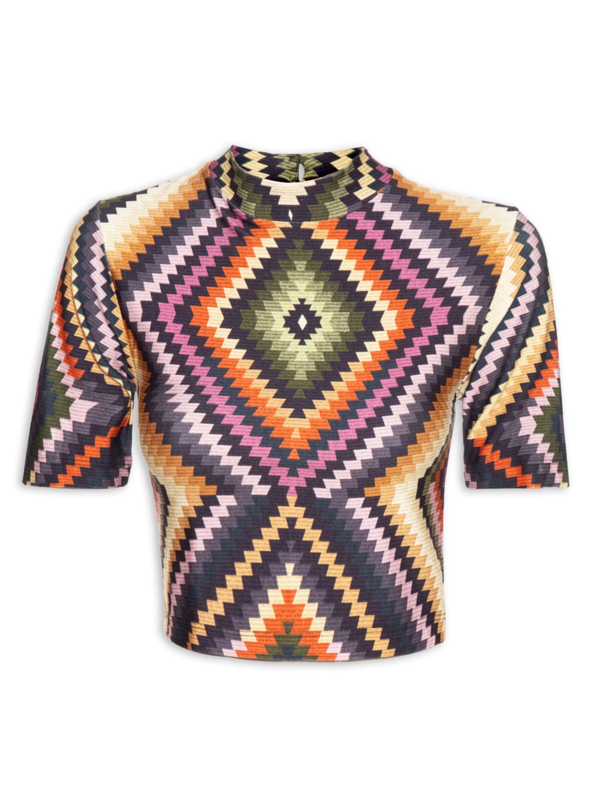 Blusa Feminina Cropped Pretti - Rosa