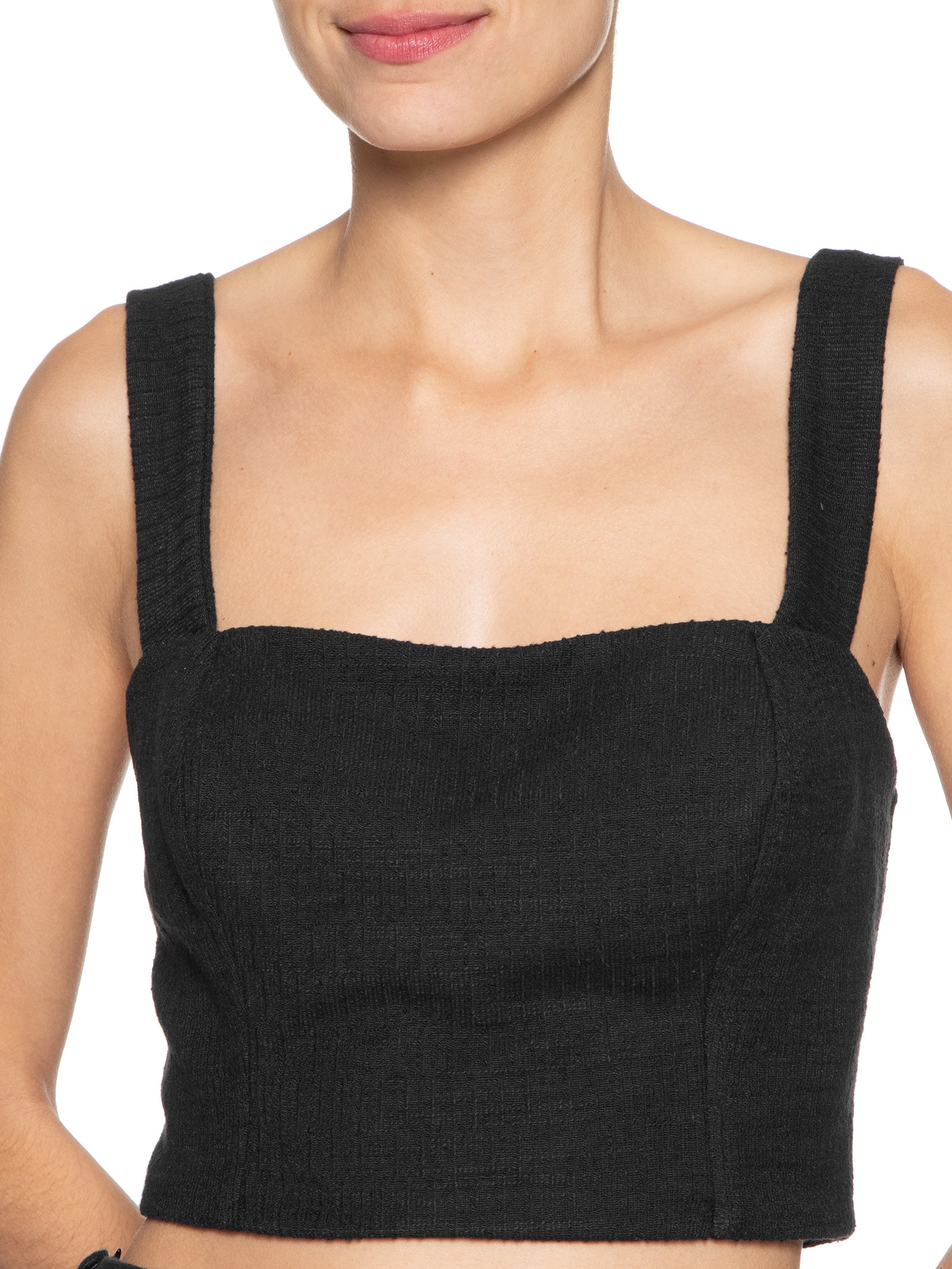 user_aca3fdf3　0922 Blusa Feminina Cropped - adidas X FORUM - Preto