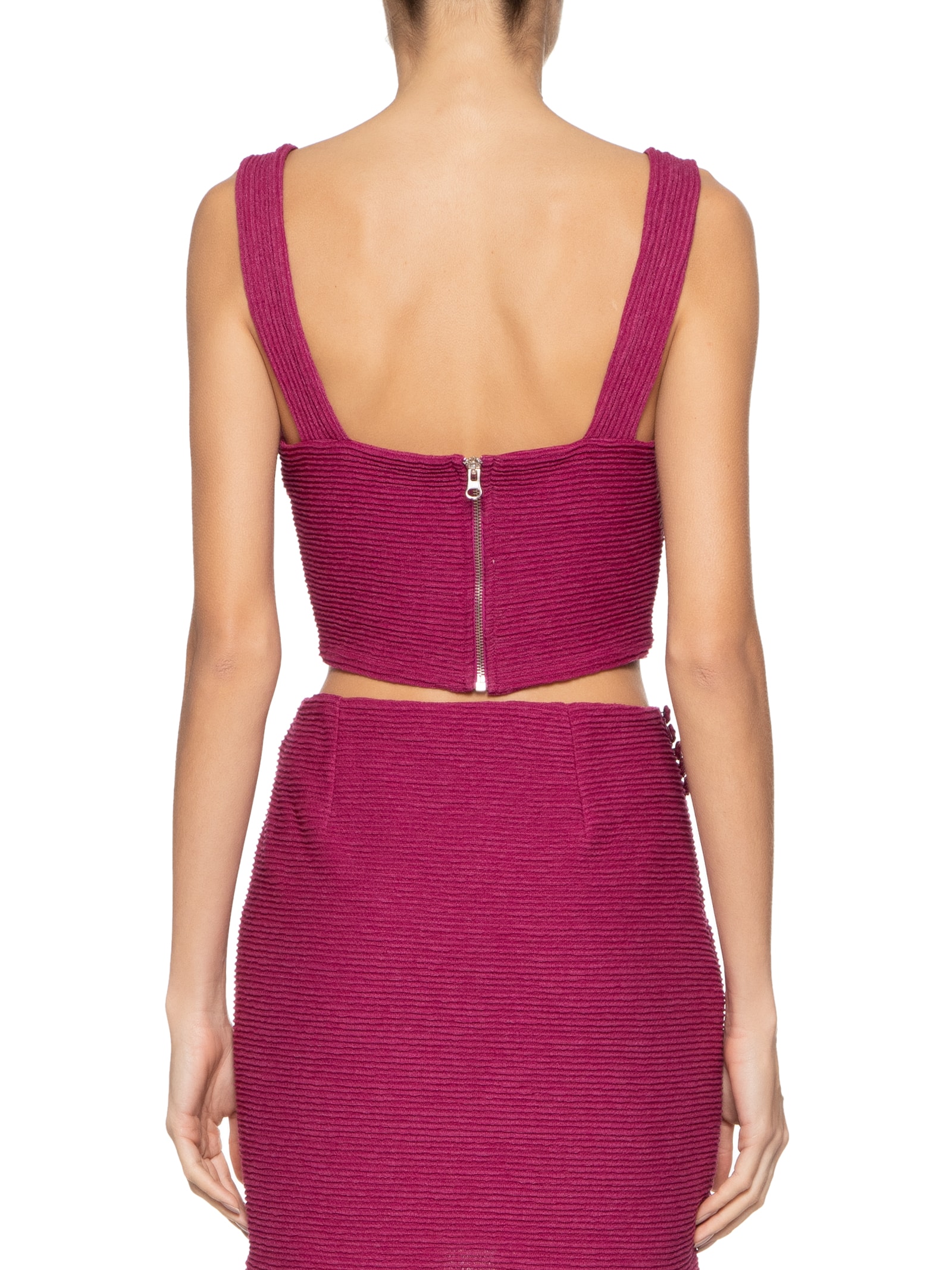 Market 33 - Blusa Feminina Cropped Sem Manga - Roxo Market 33 - Blusa Feminina Cropped Sem Manga - Roxo