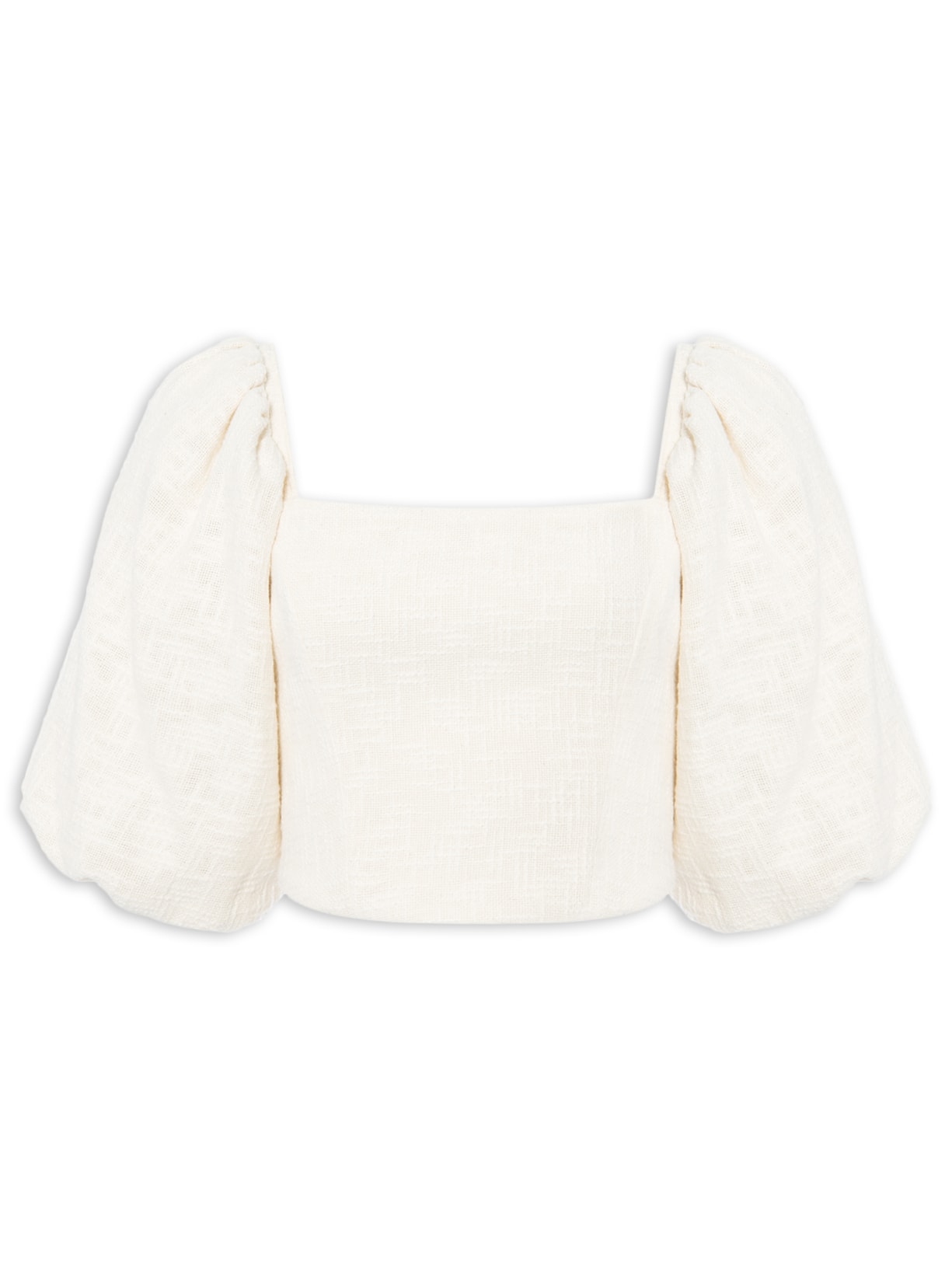 Blusa Feminina Cropped Suculenta - Bege