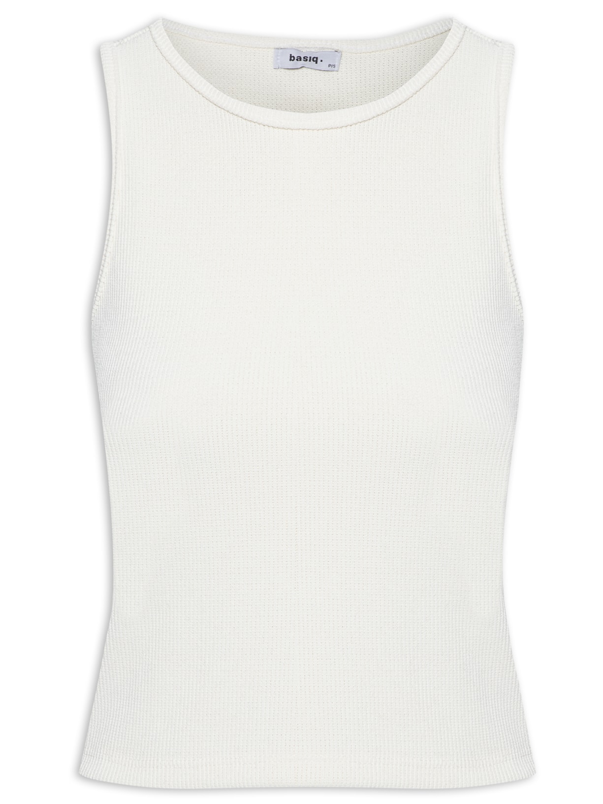 Blusa Feminina Cropped Texturizado - Off White