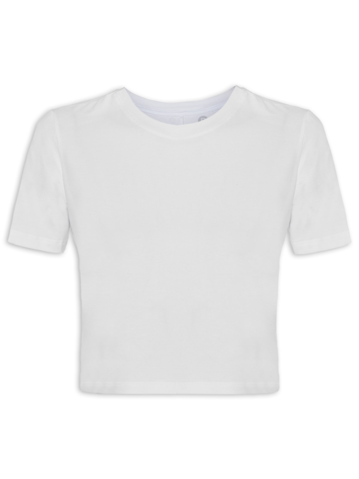 Blusa Feminina Cropped Todo Dia - Branco