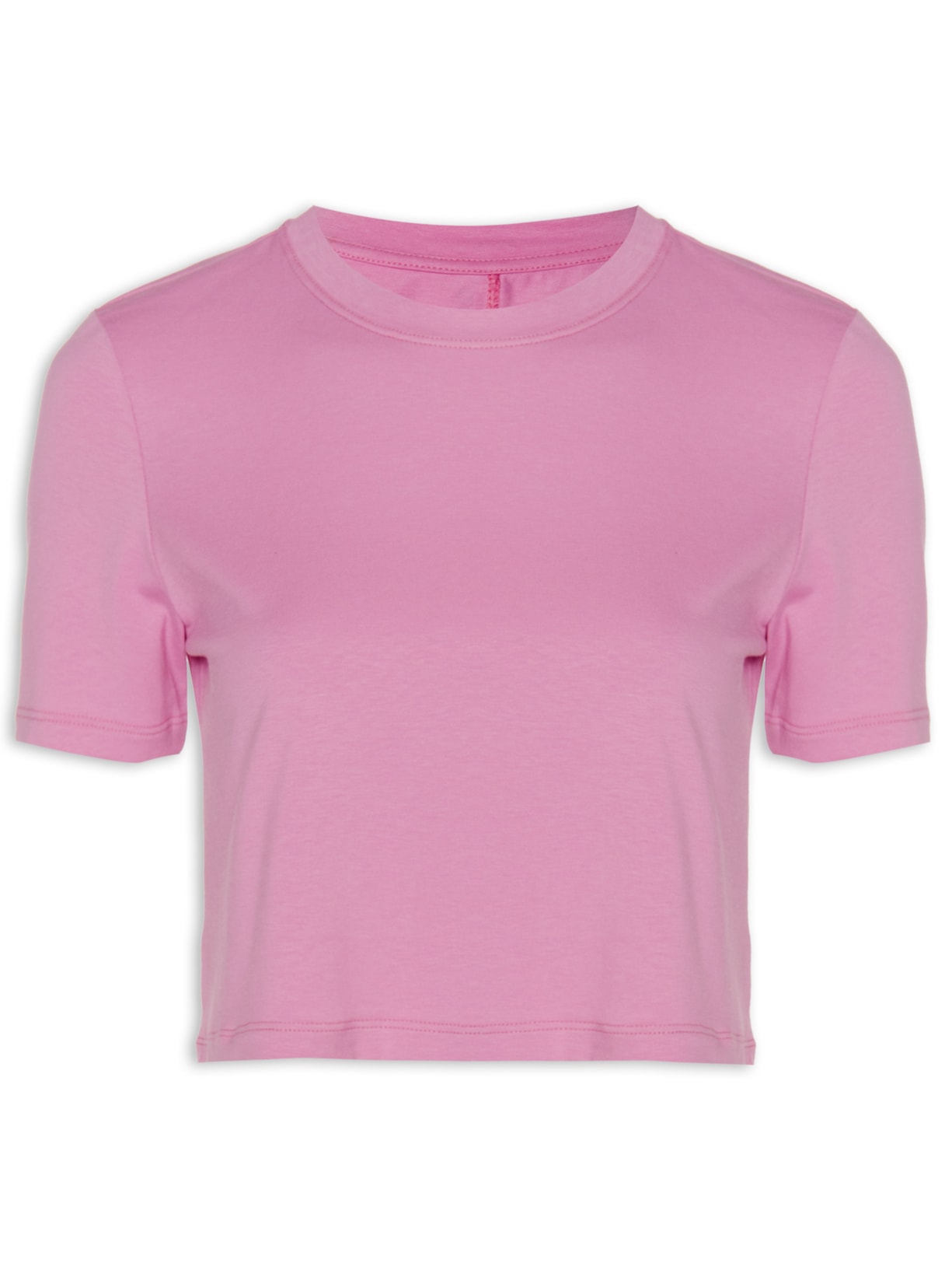 Blusa Feminina Cropped Todo Dia Cropped Rosa Camys