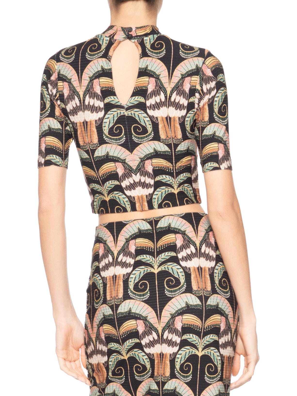 Blusa Feminina Cropped Tucano Real Preto Farm