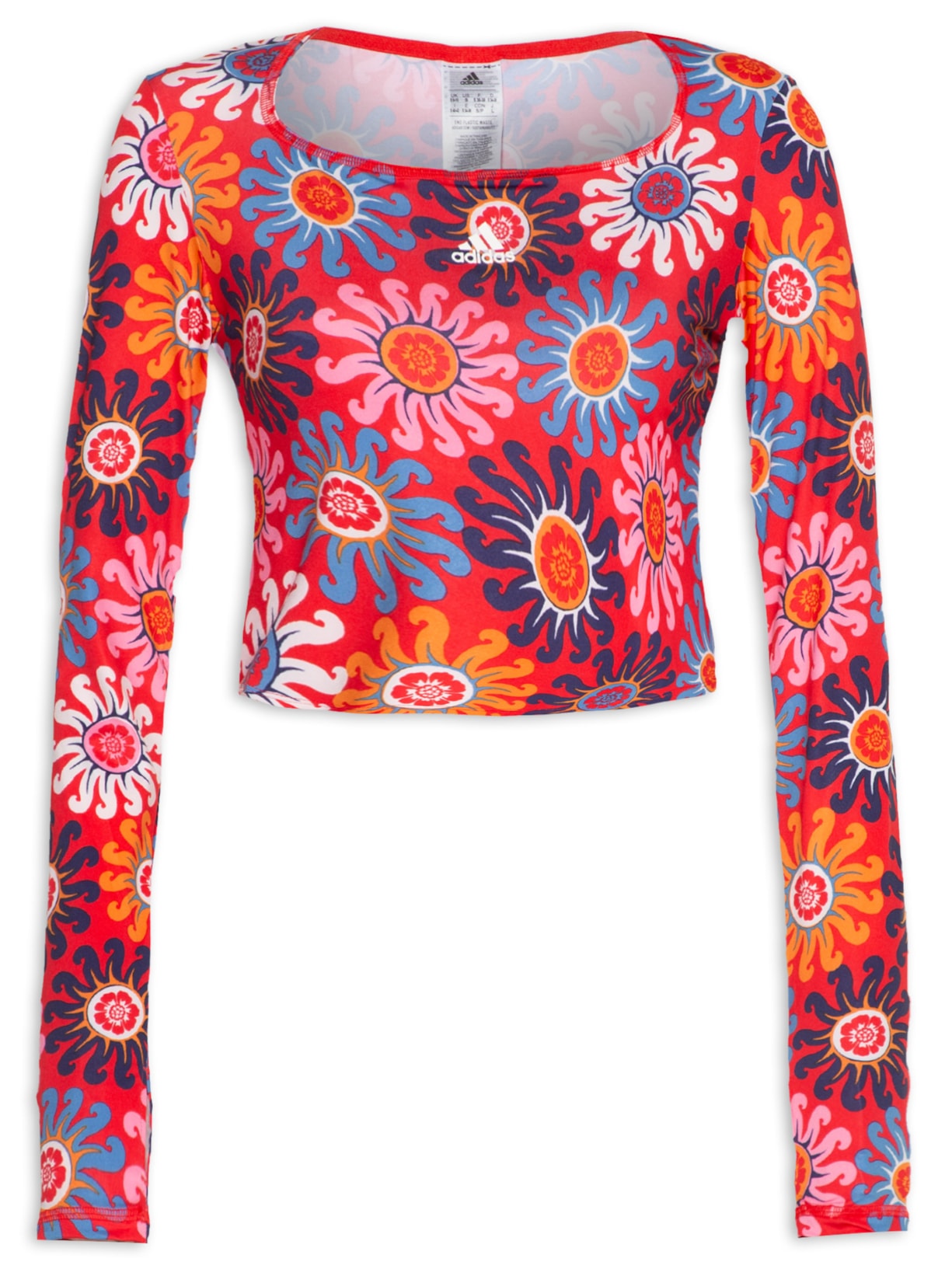 Blusa Feminina Cropped - Vermelho