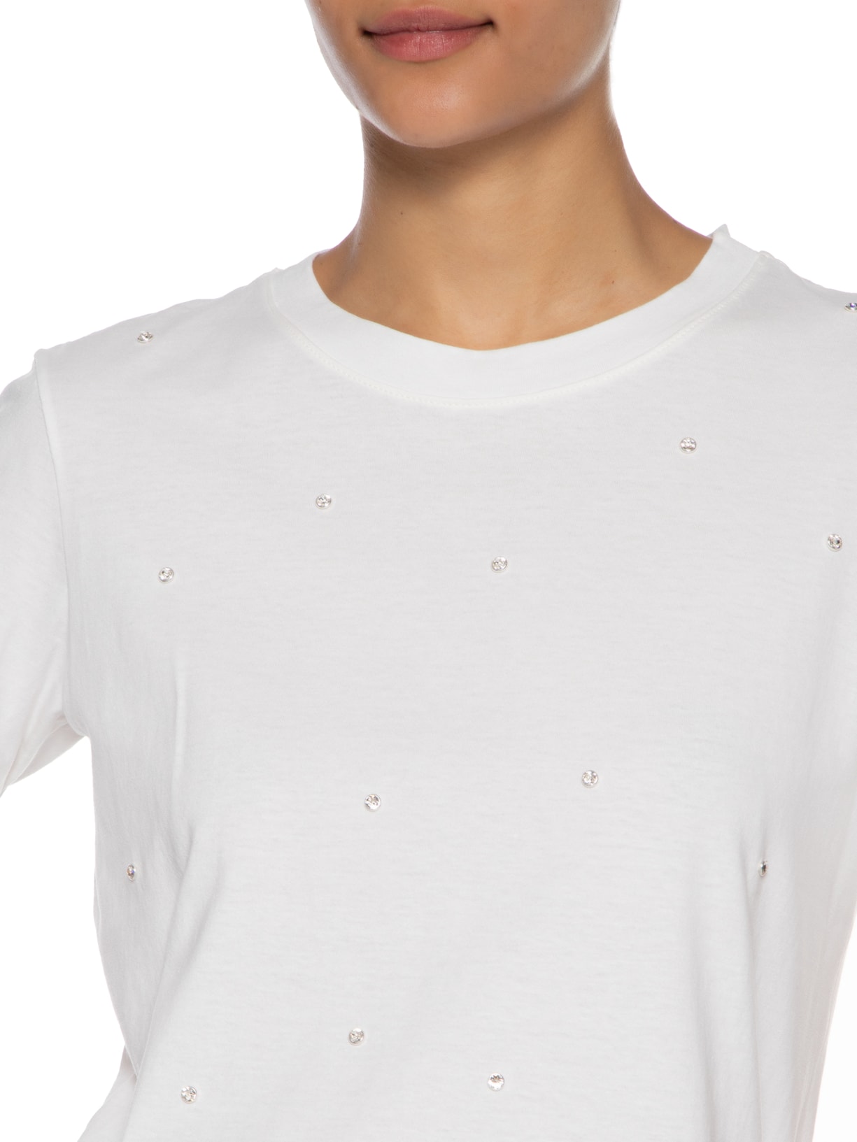 Blusa Feminina Crystal Branco Bo.bô