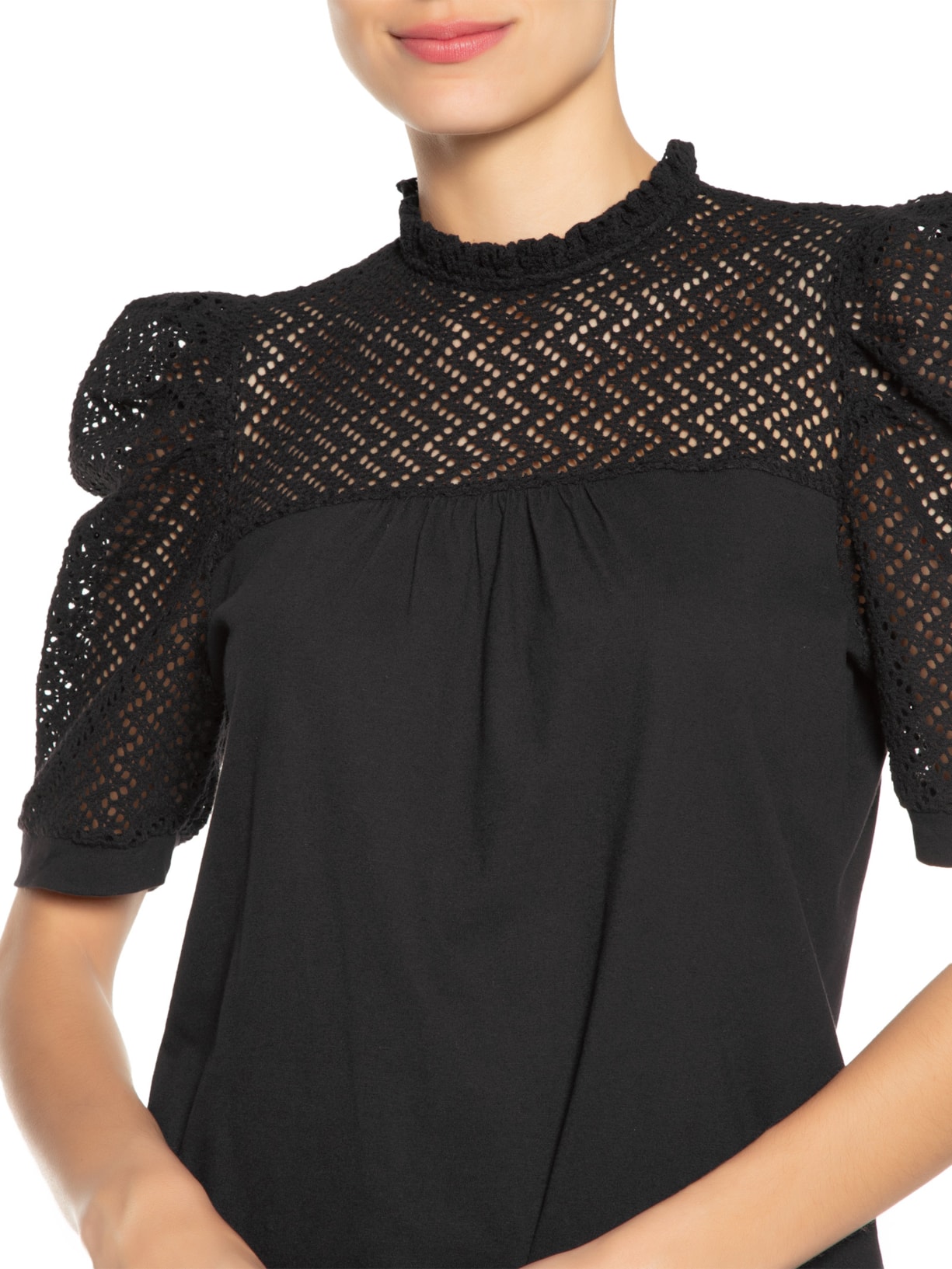 Blusa Feminina Damara Preto Le Lis