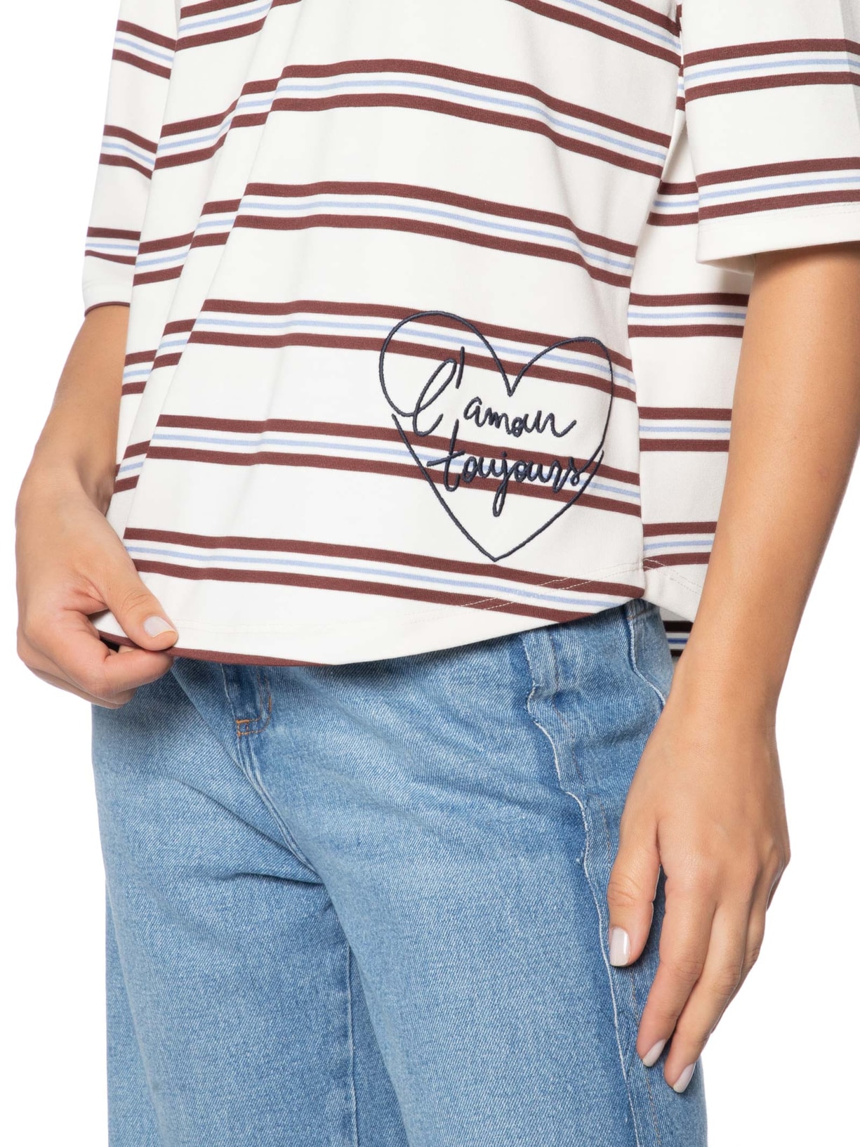 Blusa Feminina Davila Branco Le Lis