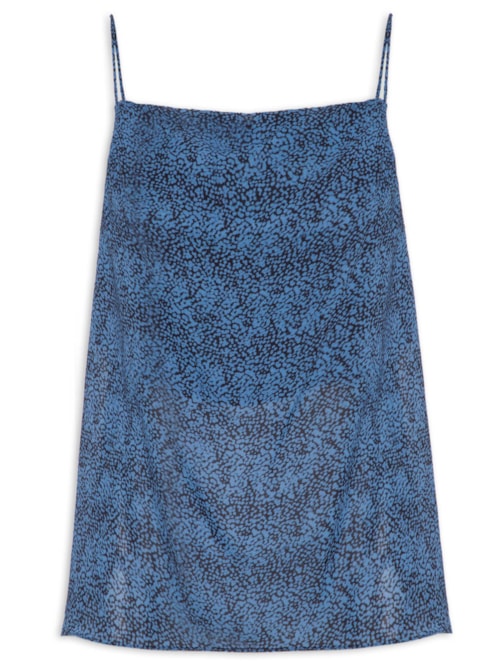 Blusa Feminina de Alcinha Micro Cosmos – Azul