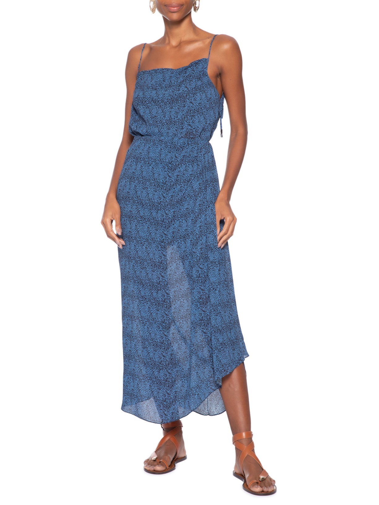 Blusa Feminina de Alcinha Micro Cosmos – Azul Animale