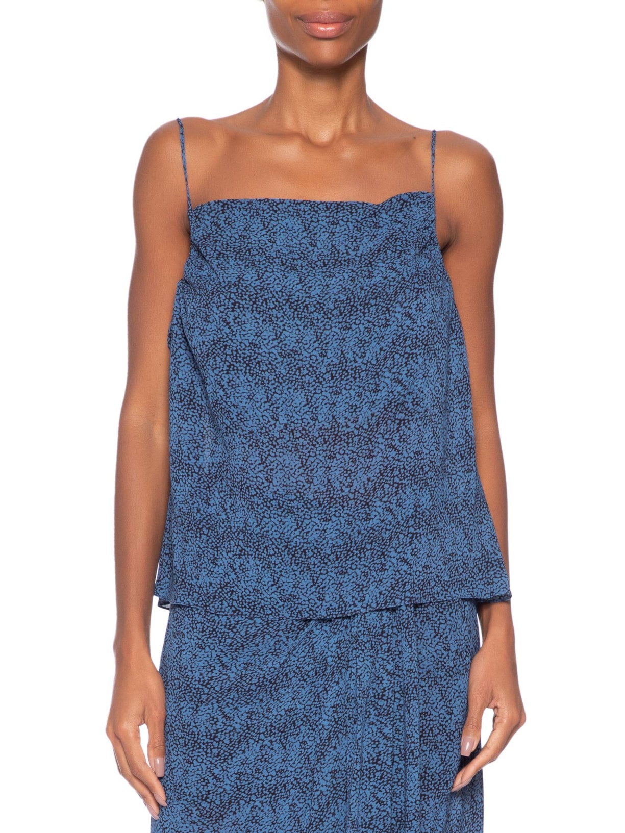 Blusa Feminina de Alcinha Micro Cosmos – Azul Animale