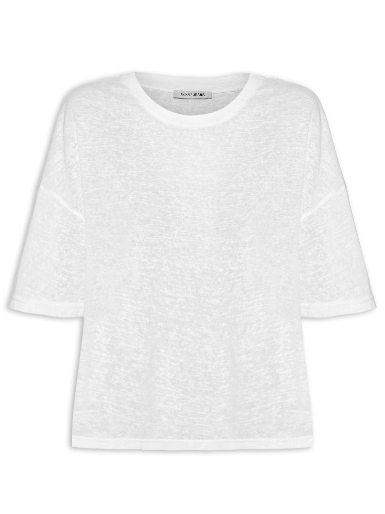 Blusa Feminina De Malha Básica - Branco