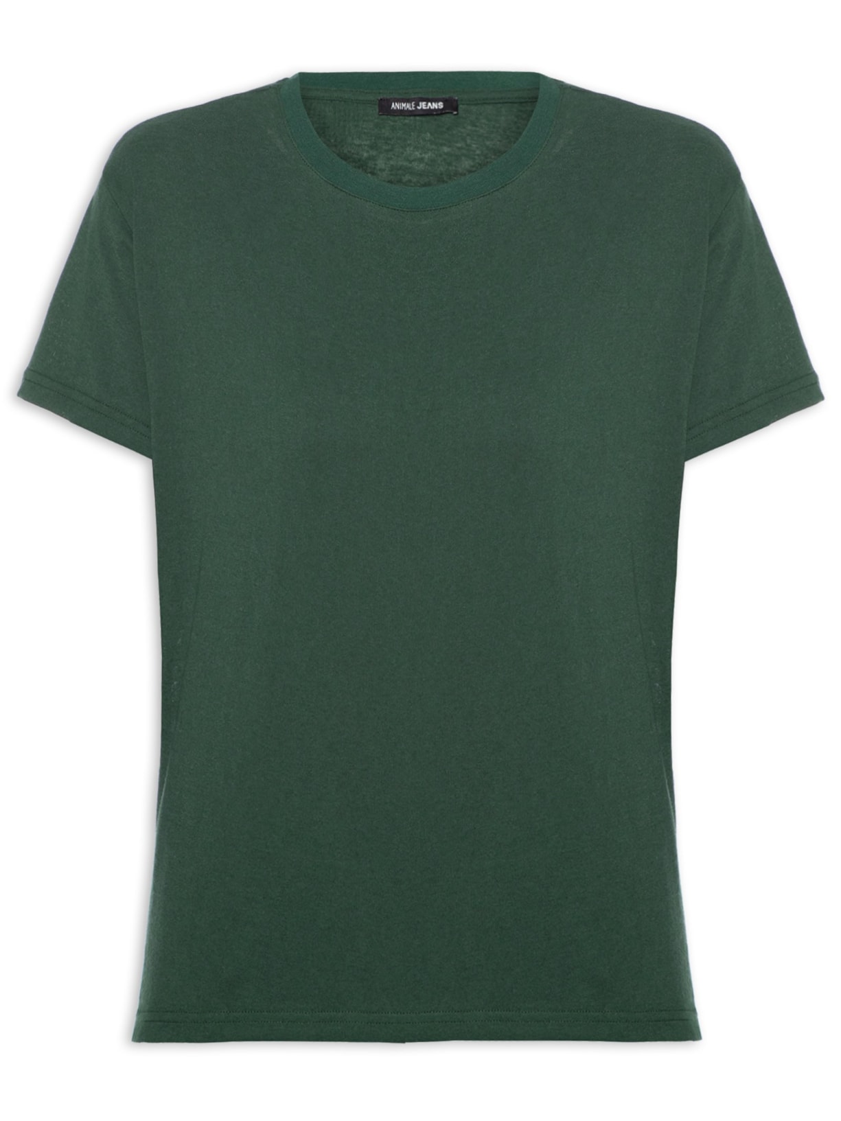 Blusa Feminina De Malha Básica Decote Redondo - Verde