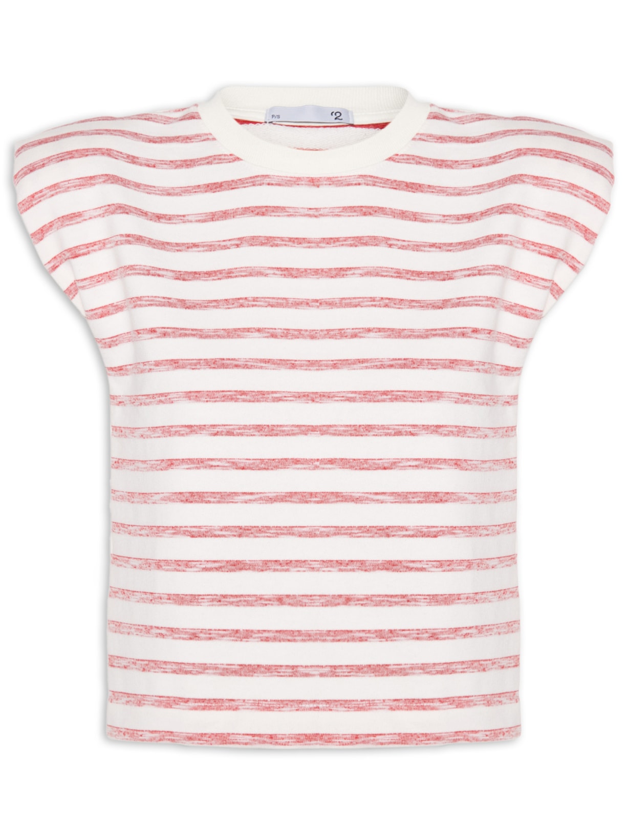 Blusa Feminina De Malhas Listras - Vermelho