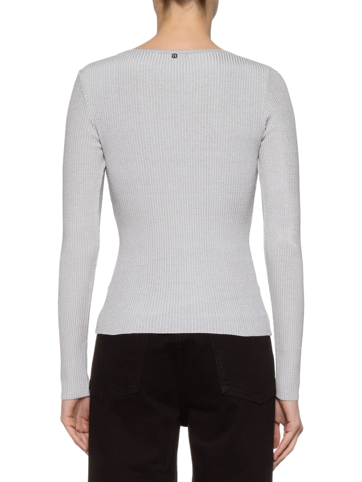 Blusa Feminina De Tricot Aberturas Frente Cinza  Animale Jeans