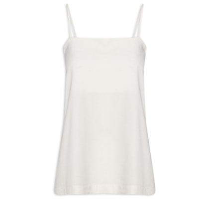 Blusa Feminina Decote Costas Degage - Off White