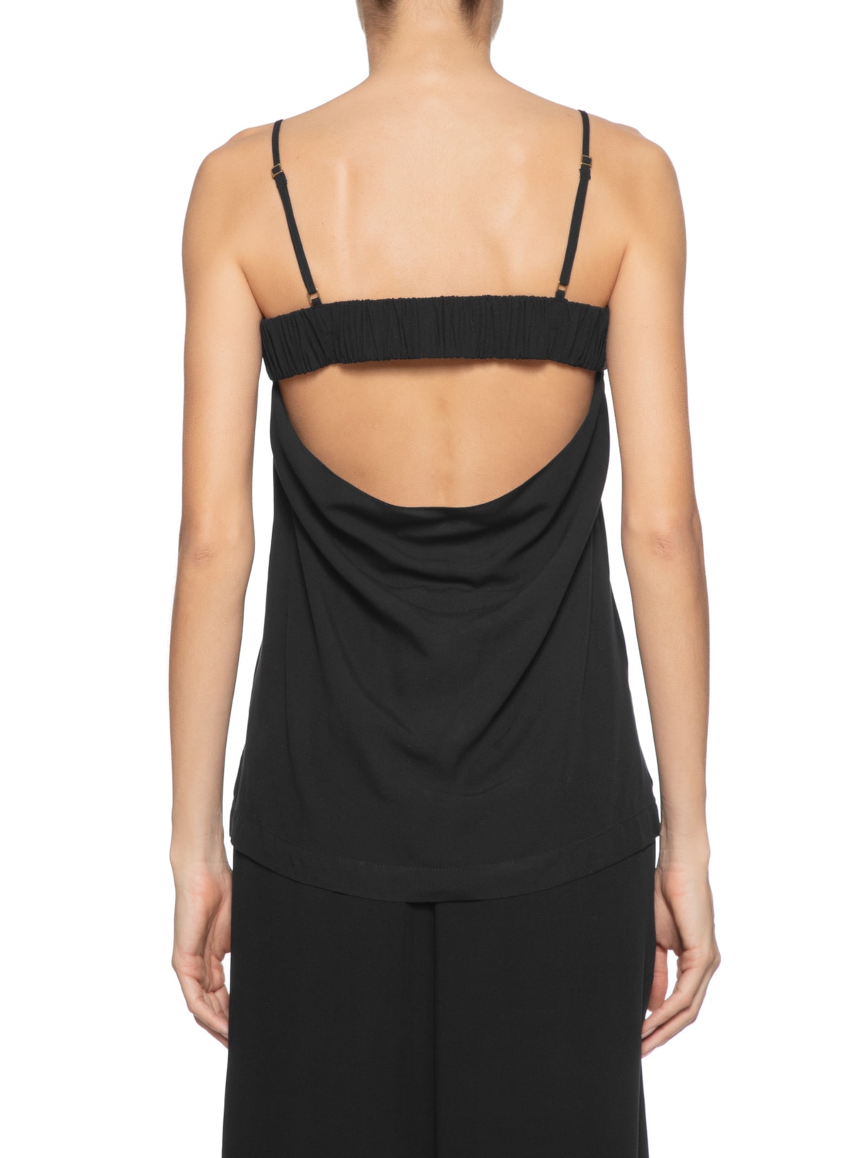 Blusa Feminina Decote Costas Degage Preto Dress To