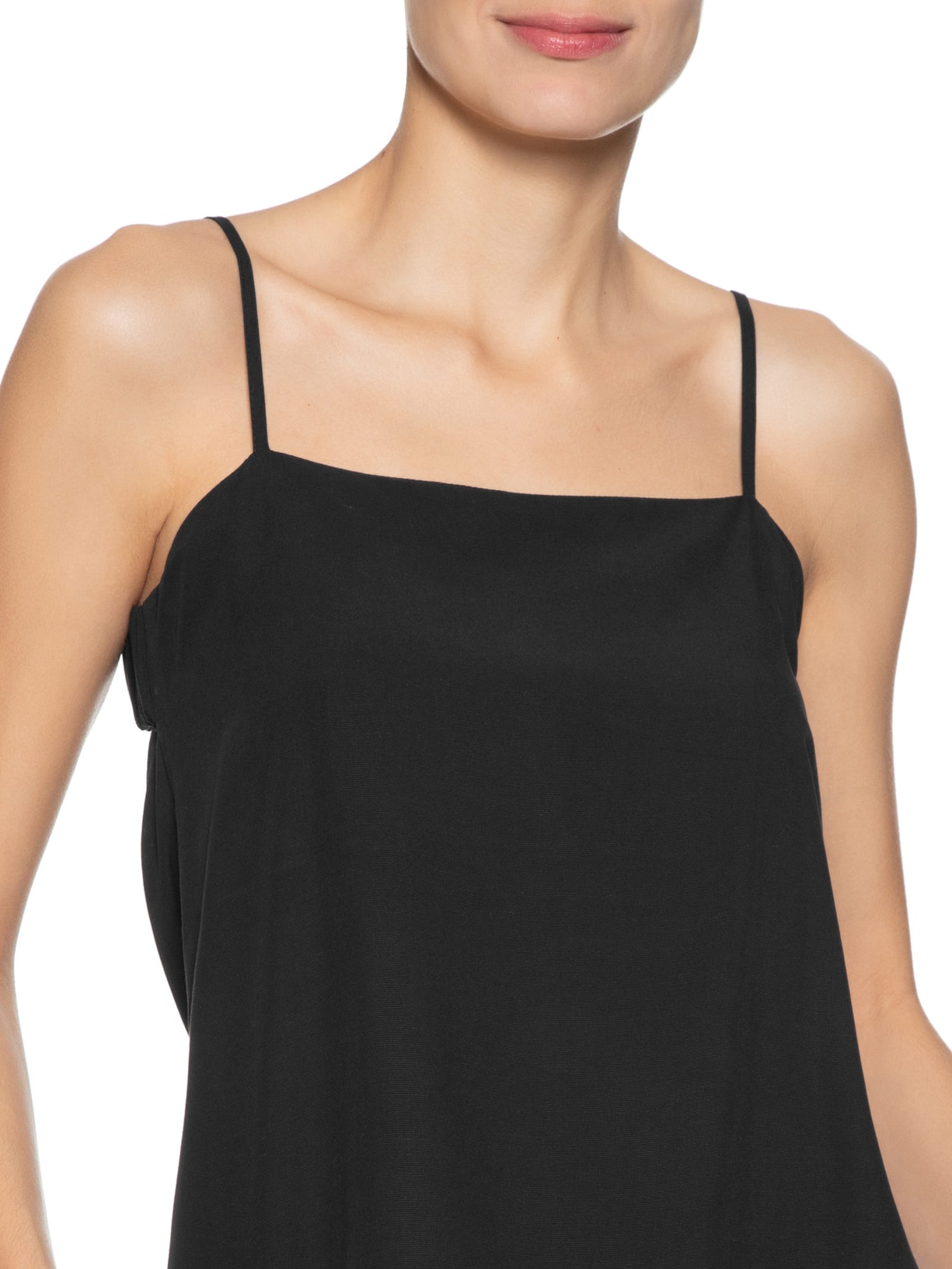 Blusa Feminina Decote Costas Degage Preto Dress To