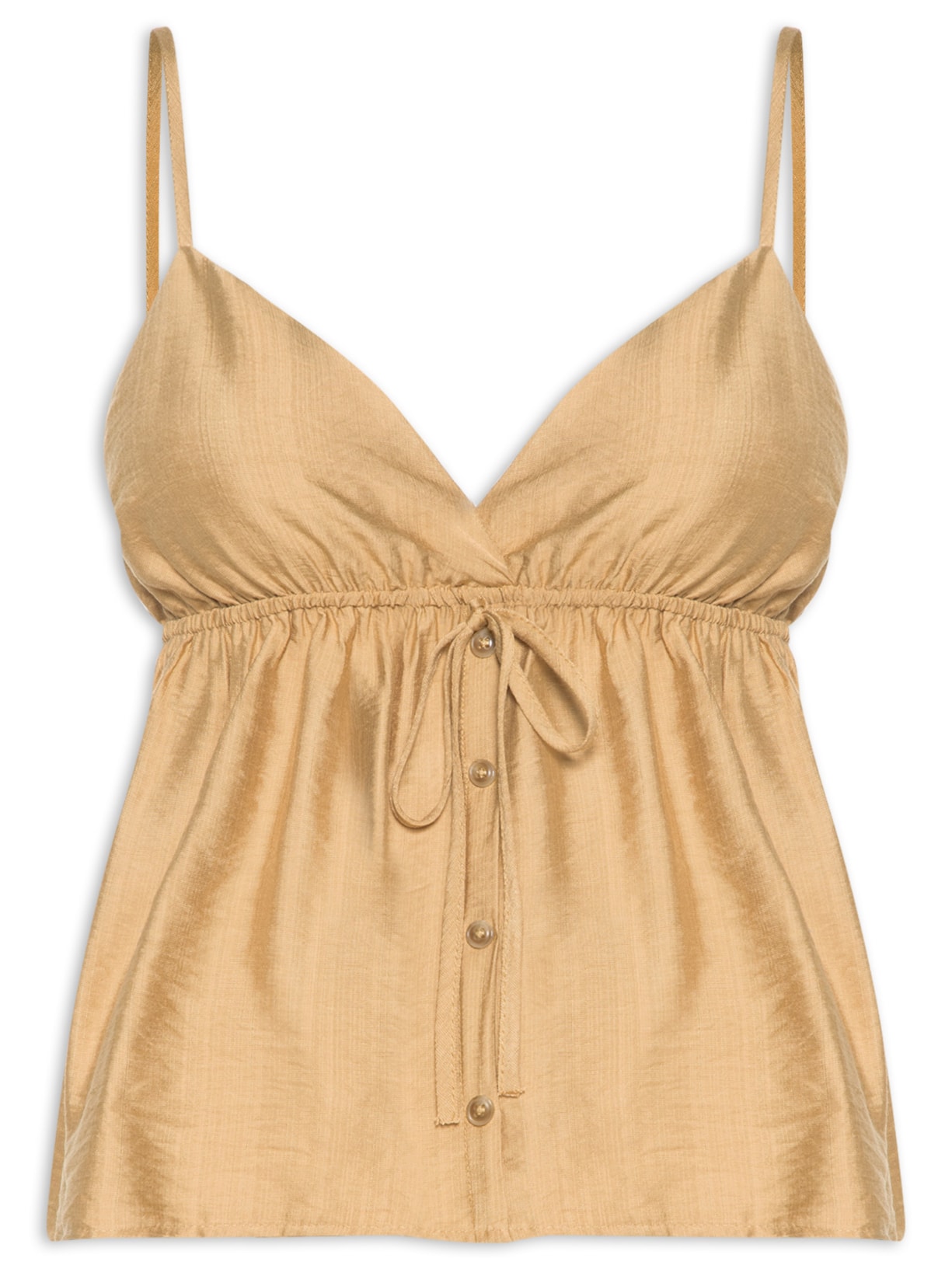 Blusa Feminina Decote Em V Marrom Market 33