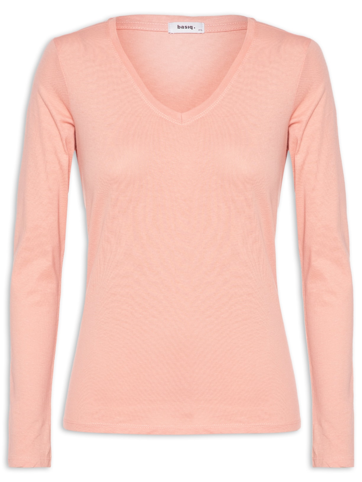 Blusa Feminina Decote Em V - Rosa