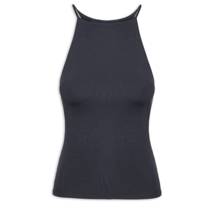 Blusa Feminina Decote Halter - Preto