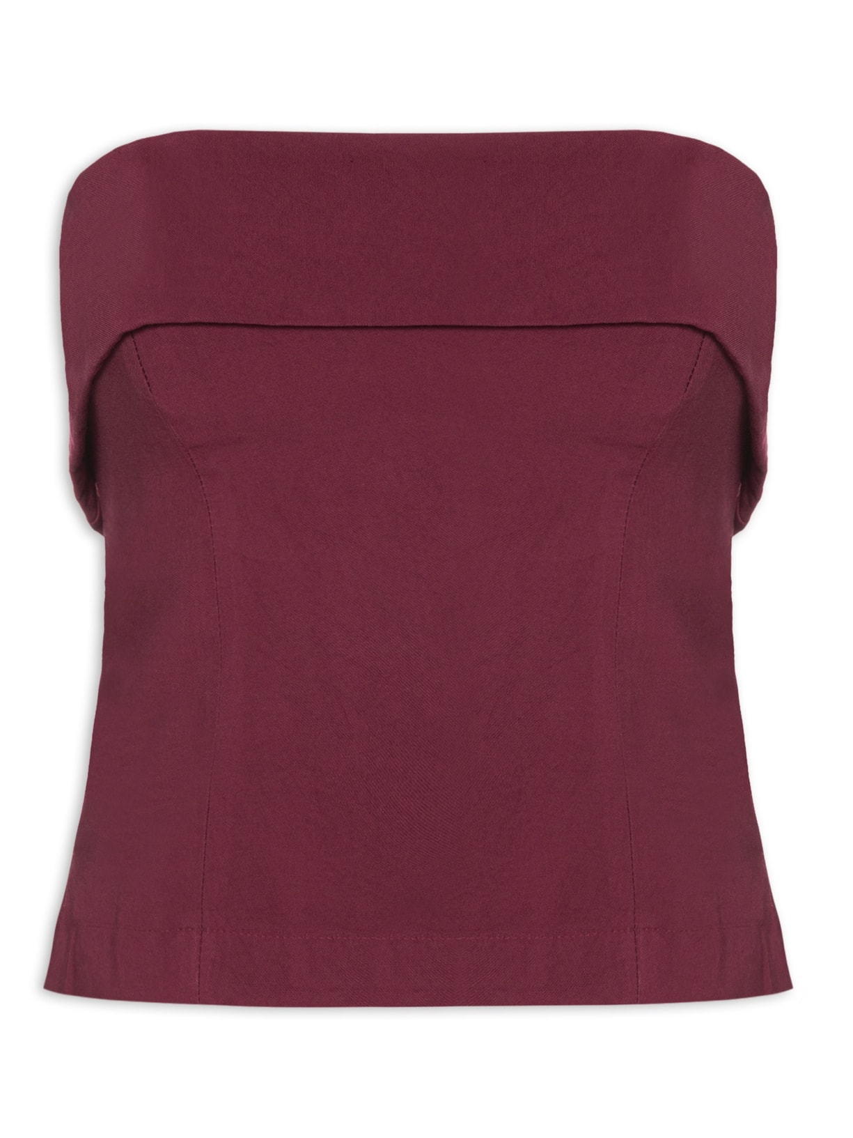 Blusa Feminina Decote Pala Sobreposta Vermelho Dress To