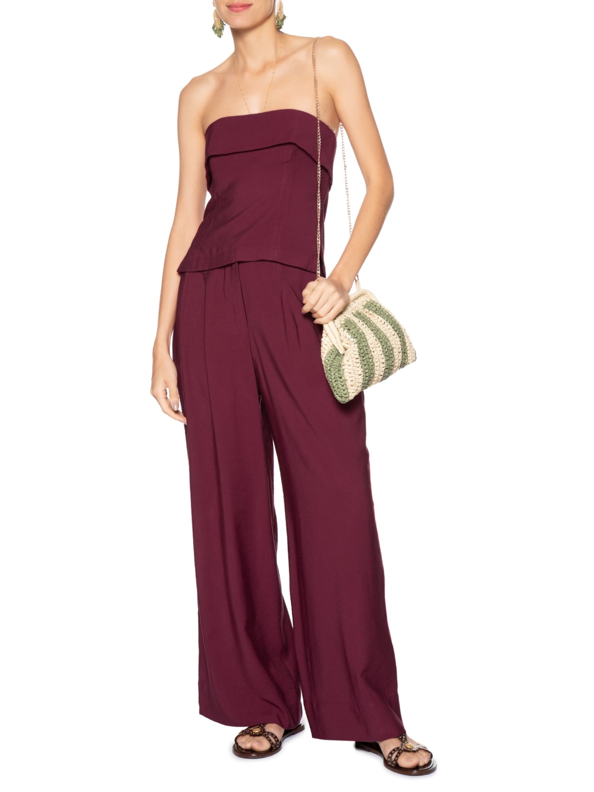 Blusa Feminina Decote Pala Sobreposta Vermelho Dress To