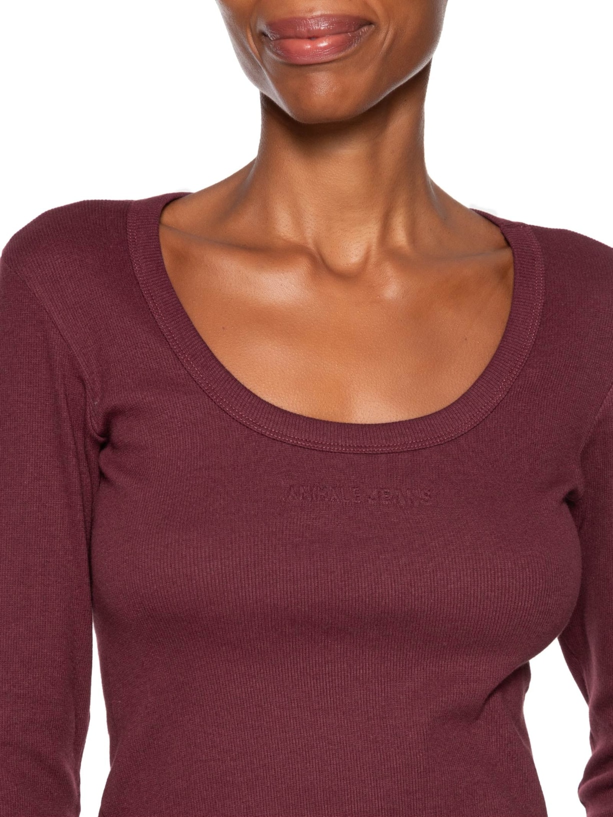 Blusa Feminina Decote Quadrado Basic Vermelho Animale Jeans