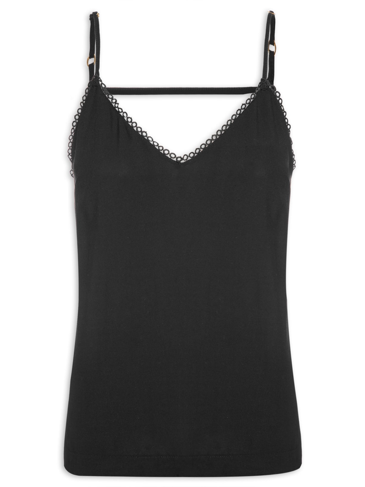 Blusa Feminina Decote Renda - Preto