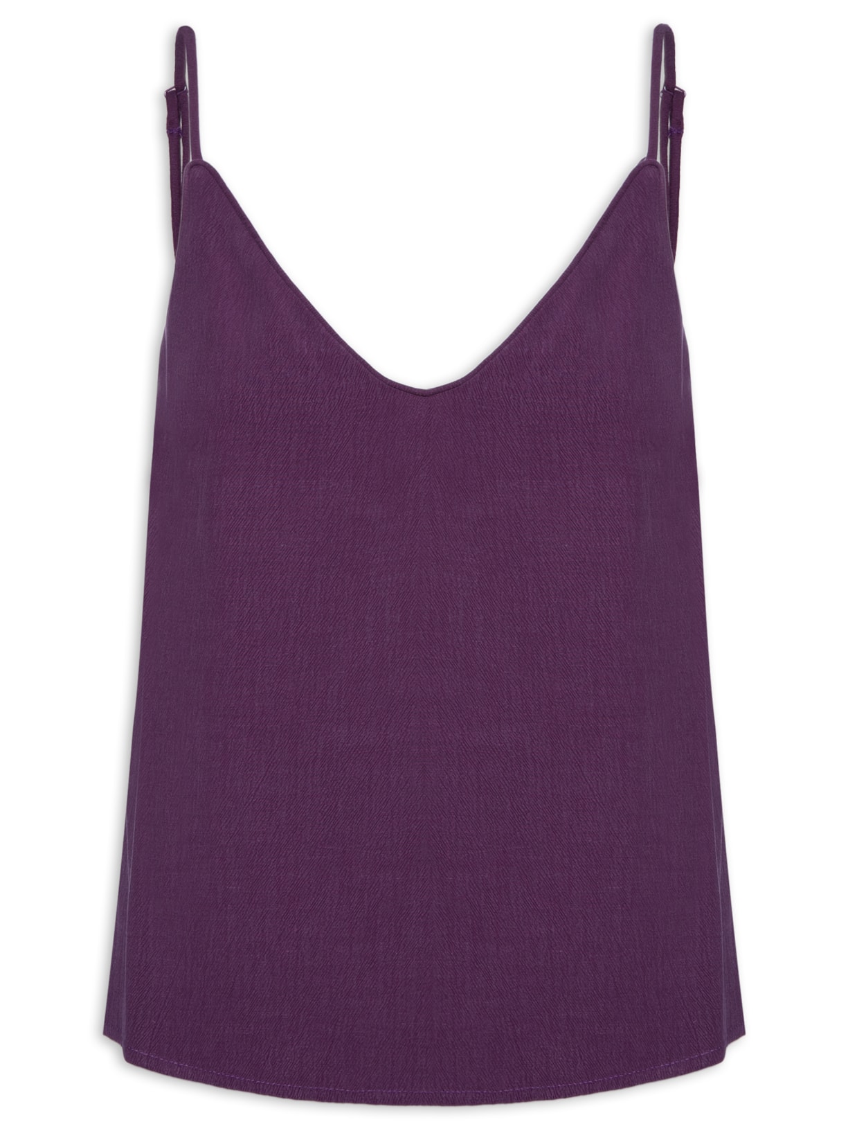 Blusa Feminina Decote V - Roxo